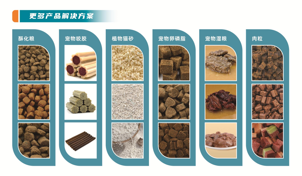更多宠物食品解决方案